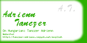 adrienn tanczer business card